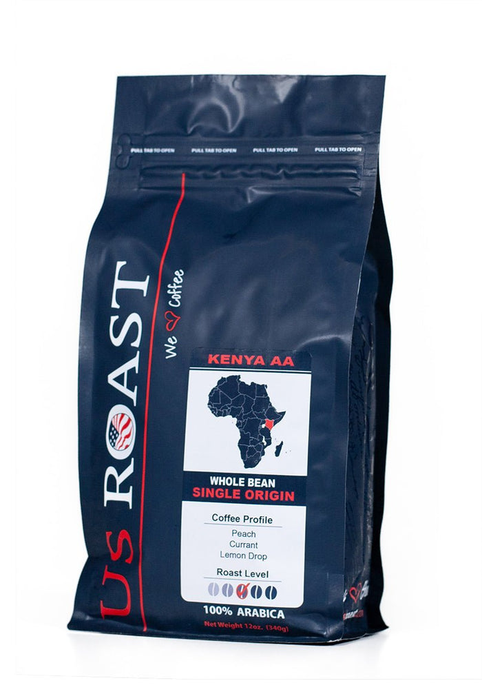 Kenya AA Light Roast Coffee - US Roast